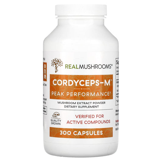 Real Mushrooms-Cordyceps-M-Mushroom Extract Powder-300 Capsules