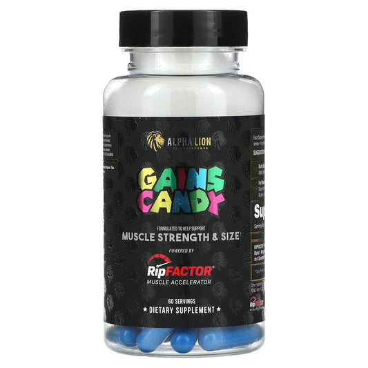 ALPHA LION-Gains Candy-RipFactor-60 Capsules