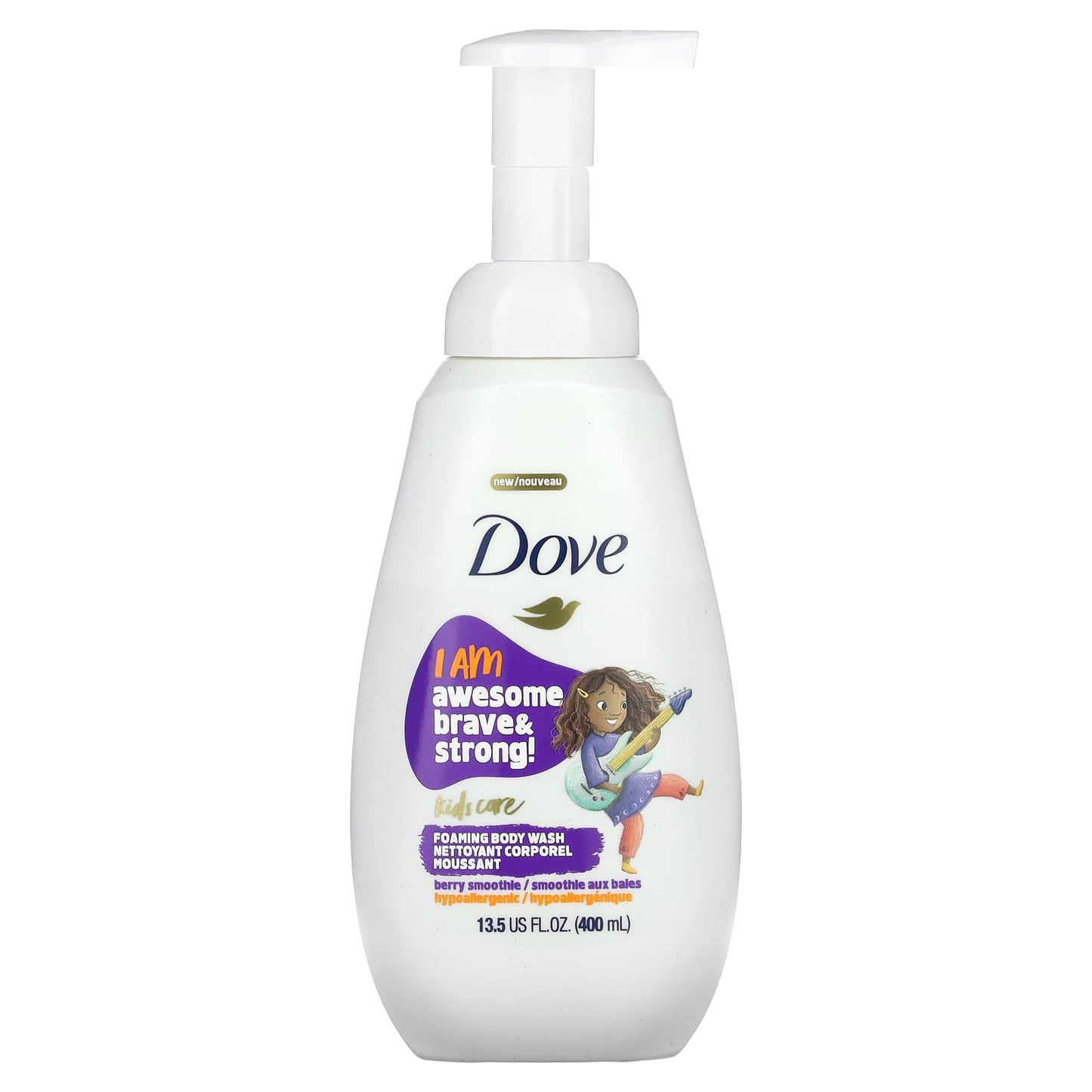 Dove-Kids Care-Foaming Body Wash-Berry Smoothie-13.5 fl oz (400 ml)