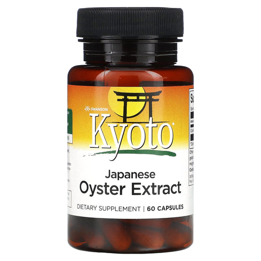 Swanson-Kyoto-Japanese Oyster Extract-60 Capsules