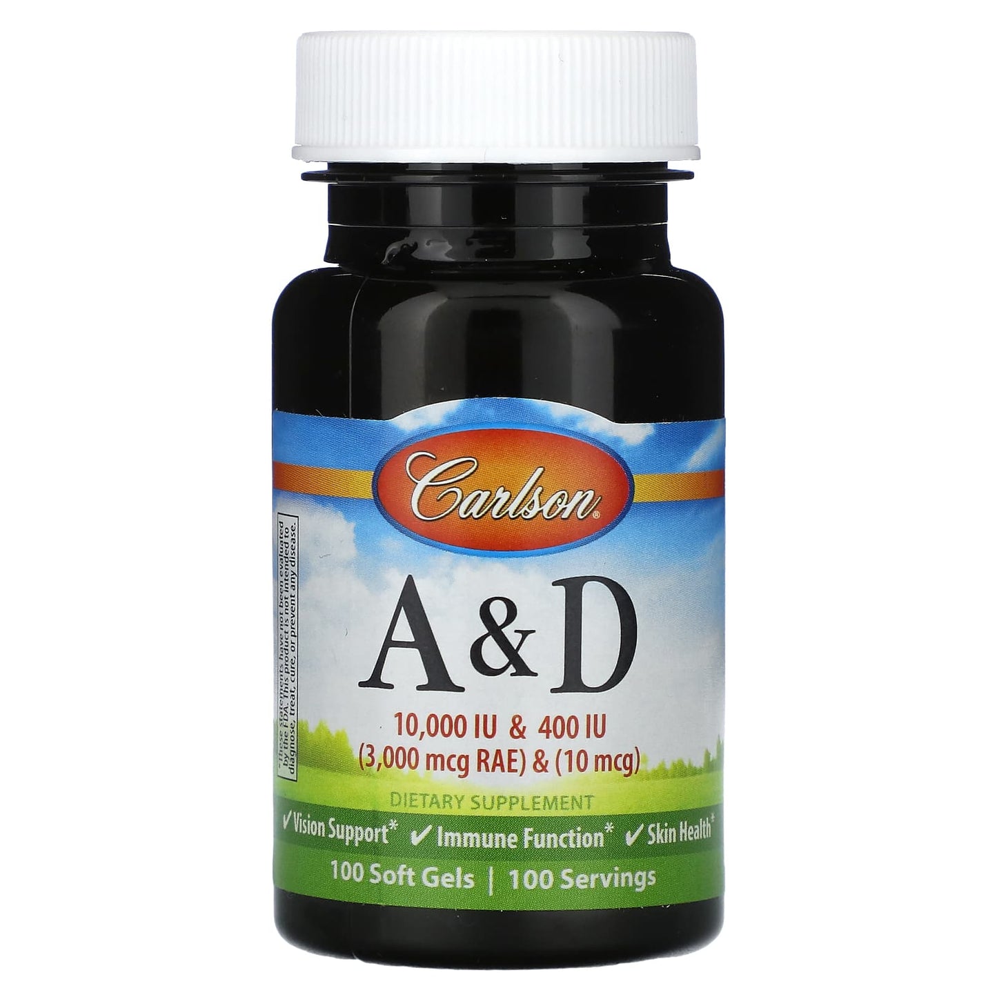 Carlson-Vitamin A & D-100 Soft Gels