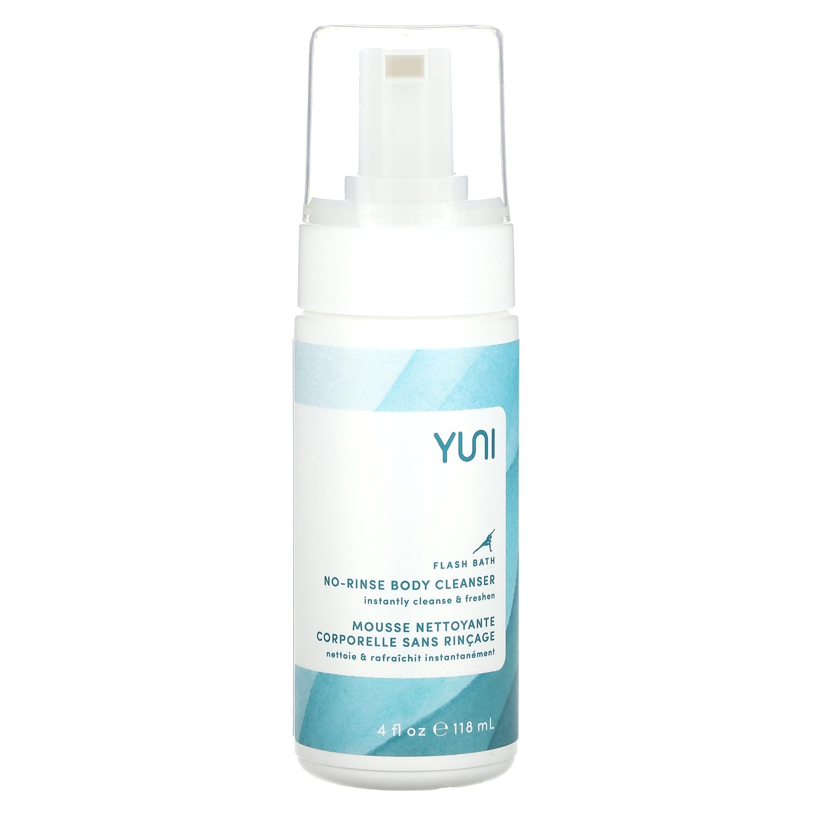 Yuni Beauty-Flash Bath-No-Rinse Body Cleanser-4 fl oz (118 ml)