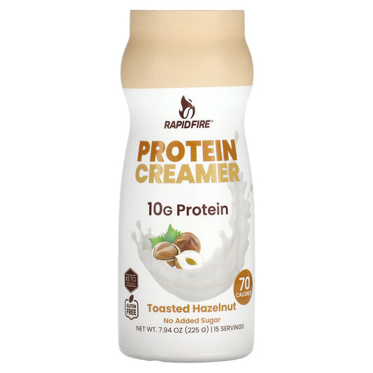 RAPIDFIRE-Protein Creamer-Toasted Hazelnut -7.94 oz (225 g)