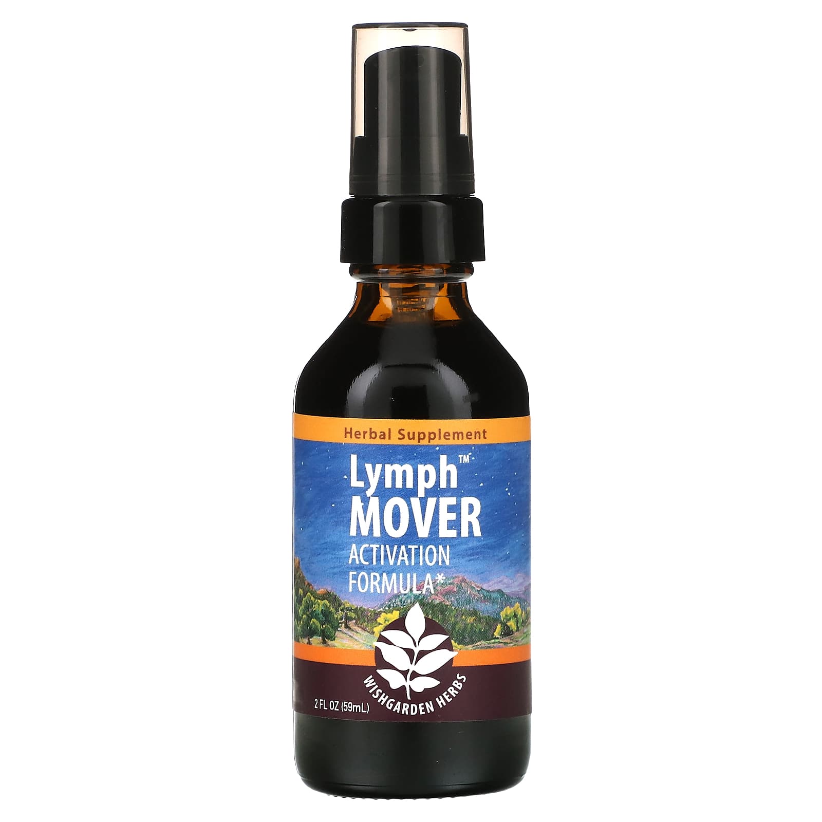 WishGarden Herbs-Lymph Mover Activation Formula-2 fl oz (59 ml)