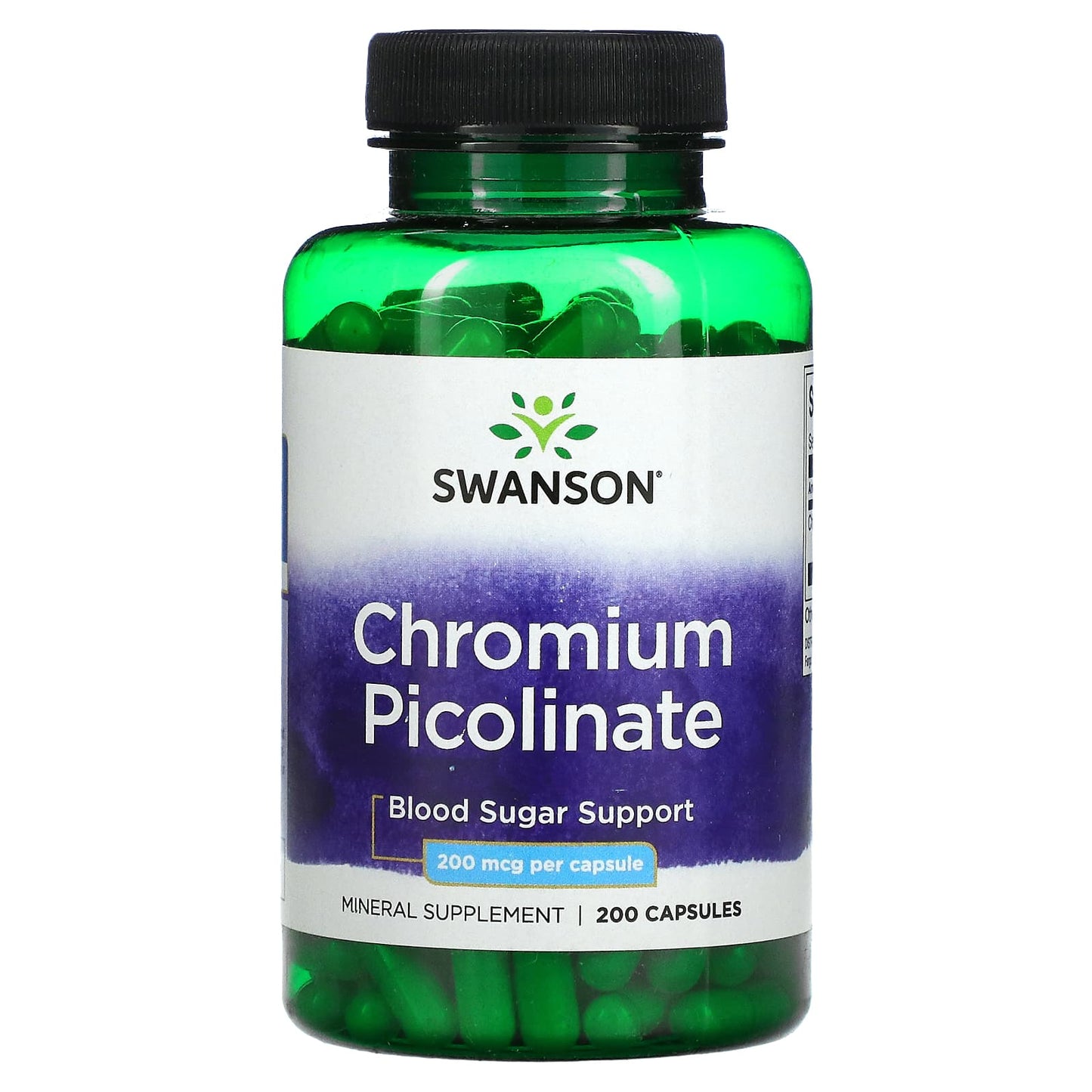 Swanson-Chromium Picolinate-200 mcg-200 Capsules