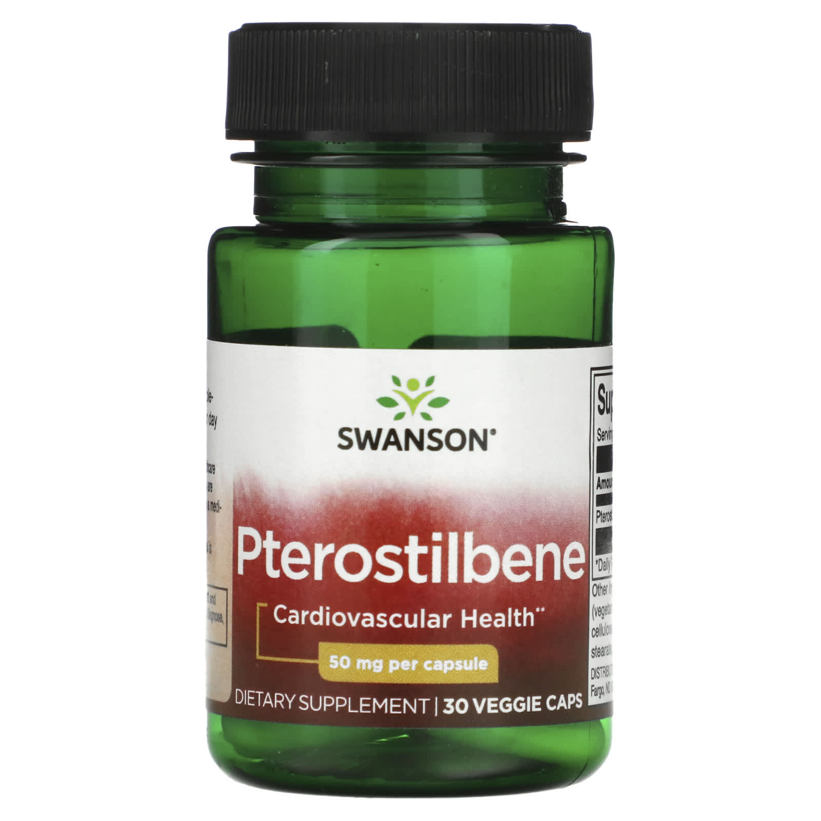 Swanson-Pterostilbene-50 mg -30 Veggie Caps