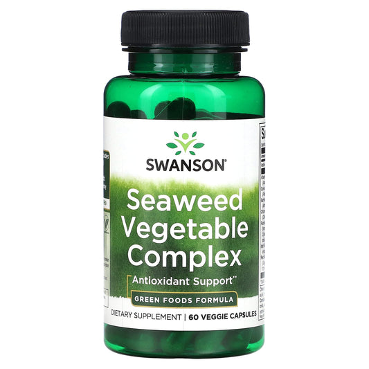 Swanson-Seaweed Vegetable Complex-60 Veggie Capsules