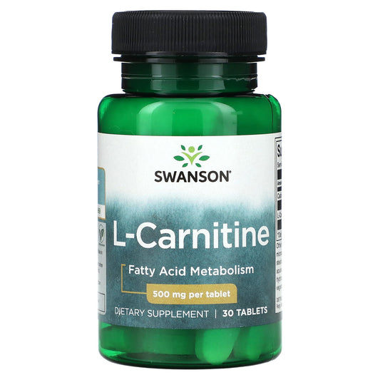 Swanson-L-Carnitine-500 mg-30 Tablets