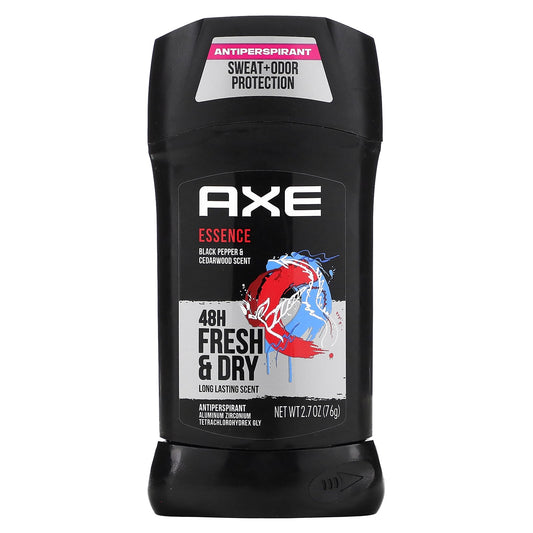 Axe-Essence-Antiperspirant Deodorant-Black Pepper & Cedarwood-2.7 oz-(76 g)