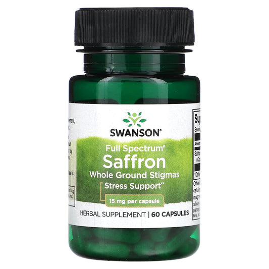 Swanson-Saffron-15 mg -60 Capsules