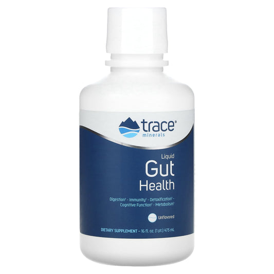 Trace Minerals ®-Liquid Gut Health-Unflavored-16 fl oz (473 ml)