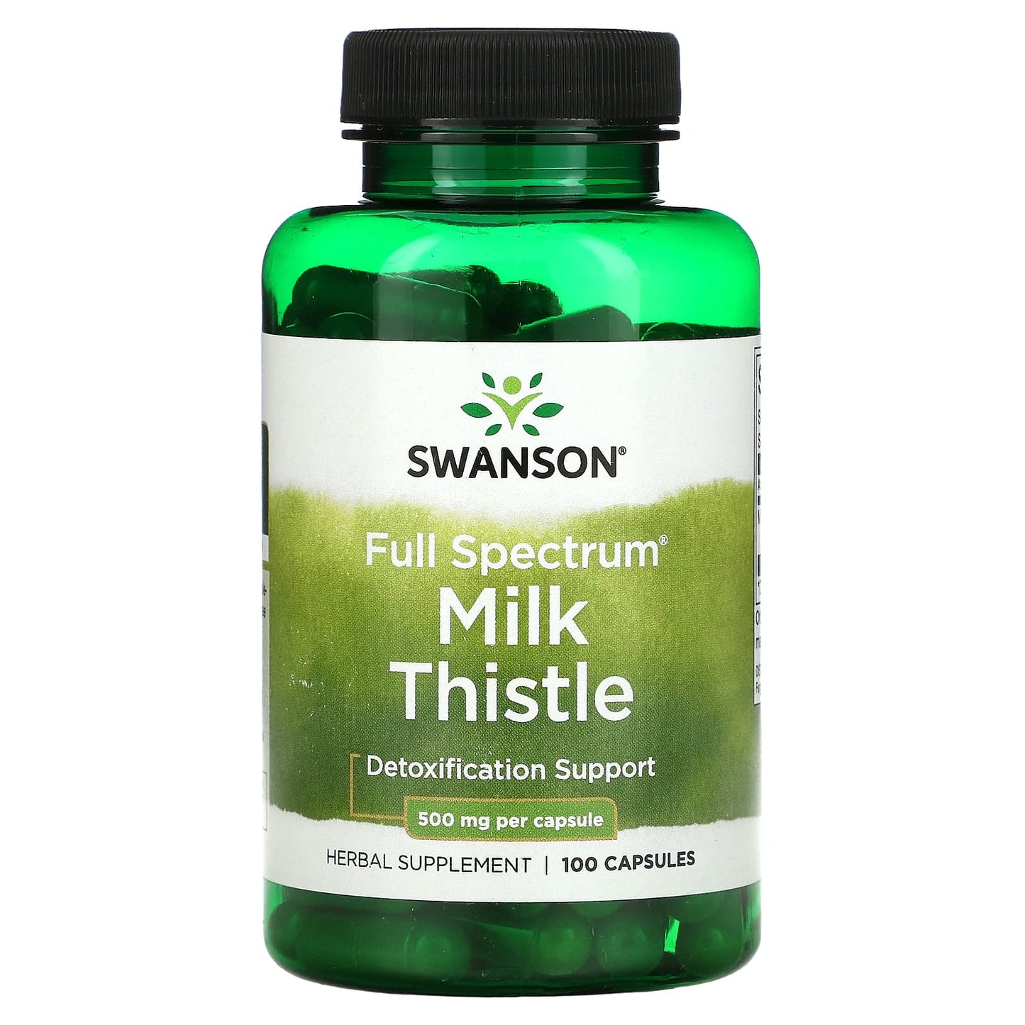 Swanson-Milk Thistle-500 mg-100 Capsules