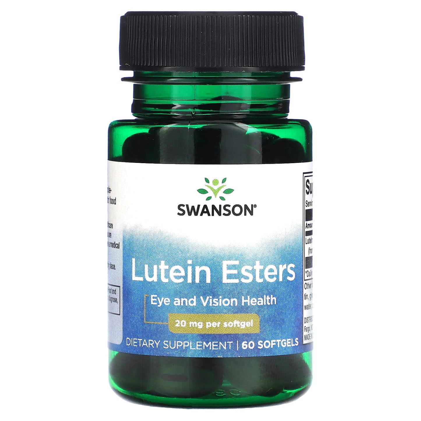 Swanson-Lutein Esters-20 mg-60 Softgels