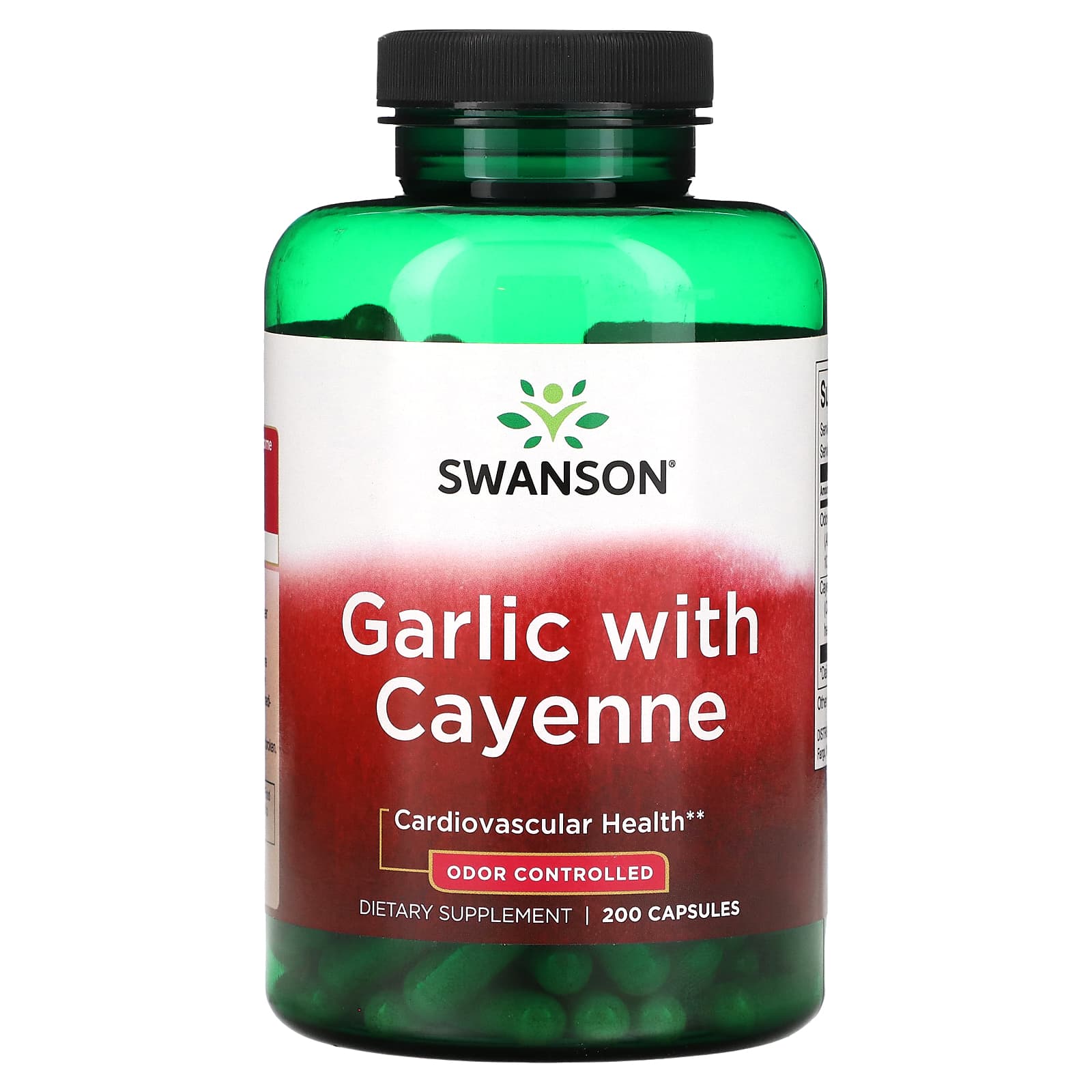 Swanson-Garlic with Cayenne -200 Capsules