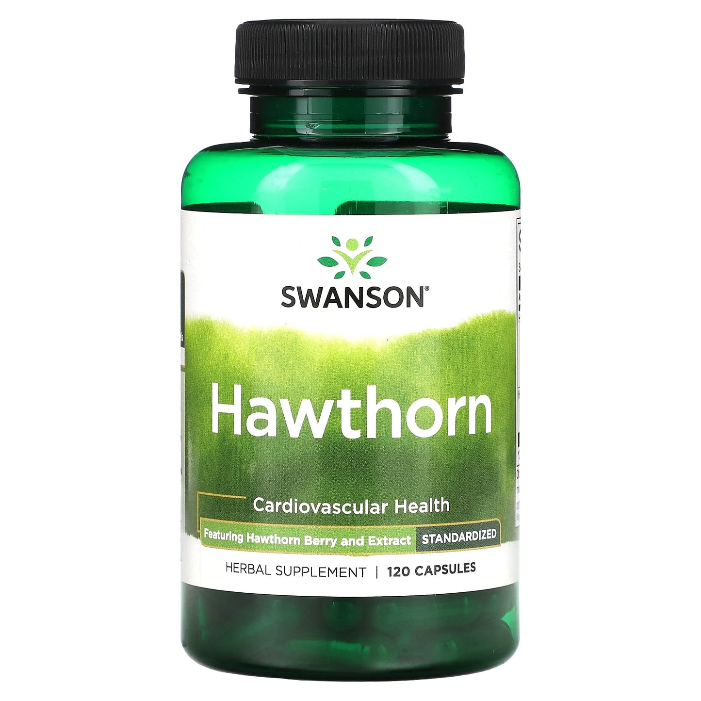 Swanson-Hawthorn-Standardized-120 Capsules