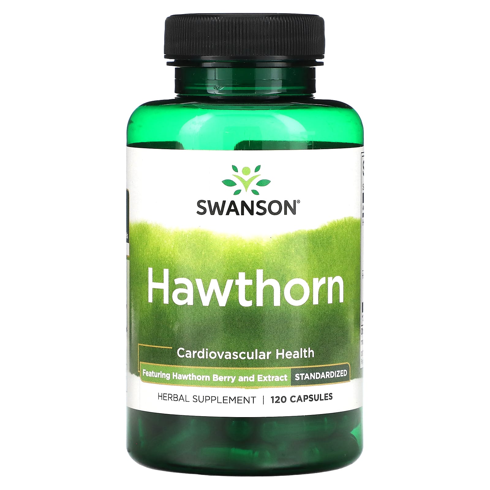 Swanson-Hawthorn-Standardized-120 Capsules