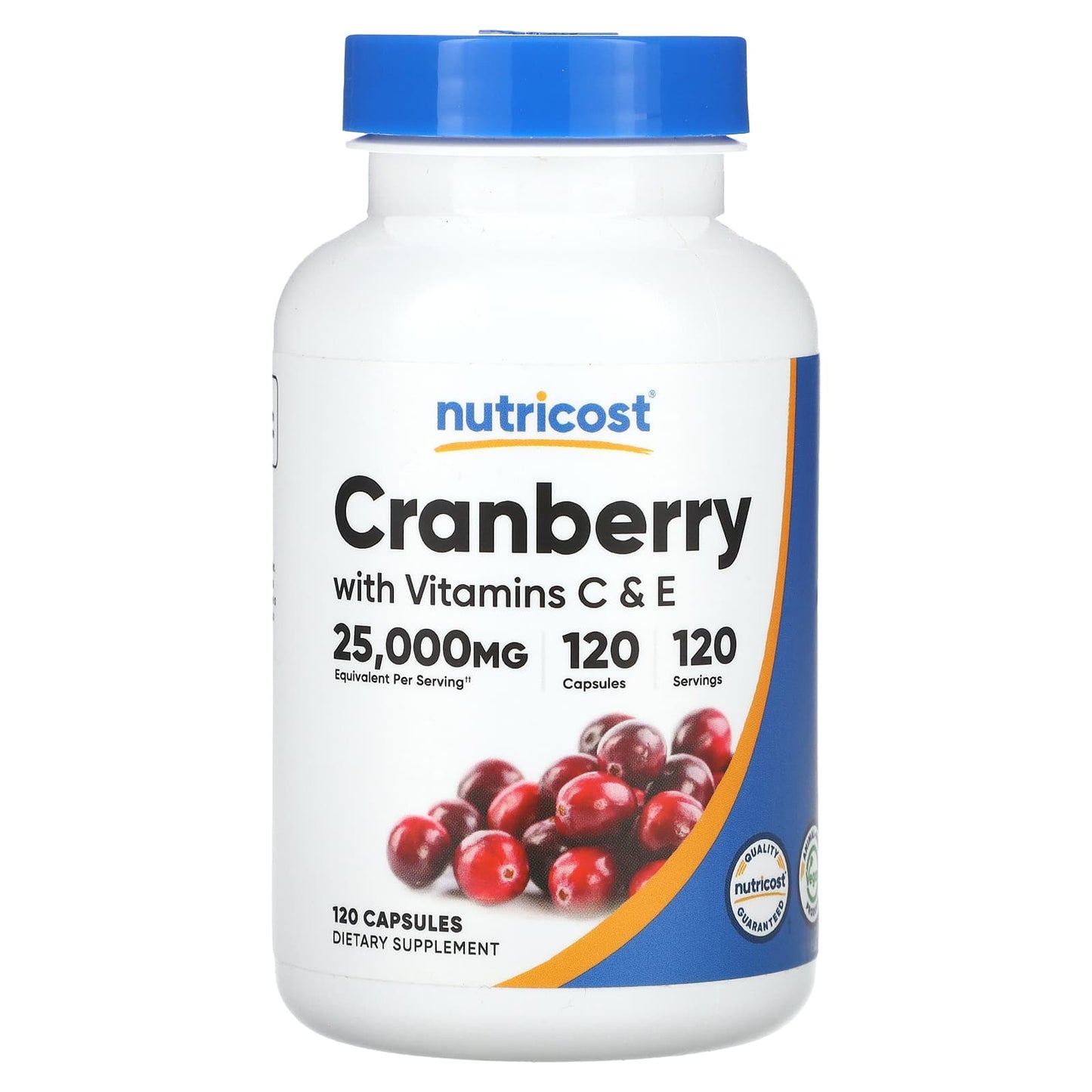 Nutricost-Cranberry With Vitamins C & E-120 Capsules