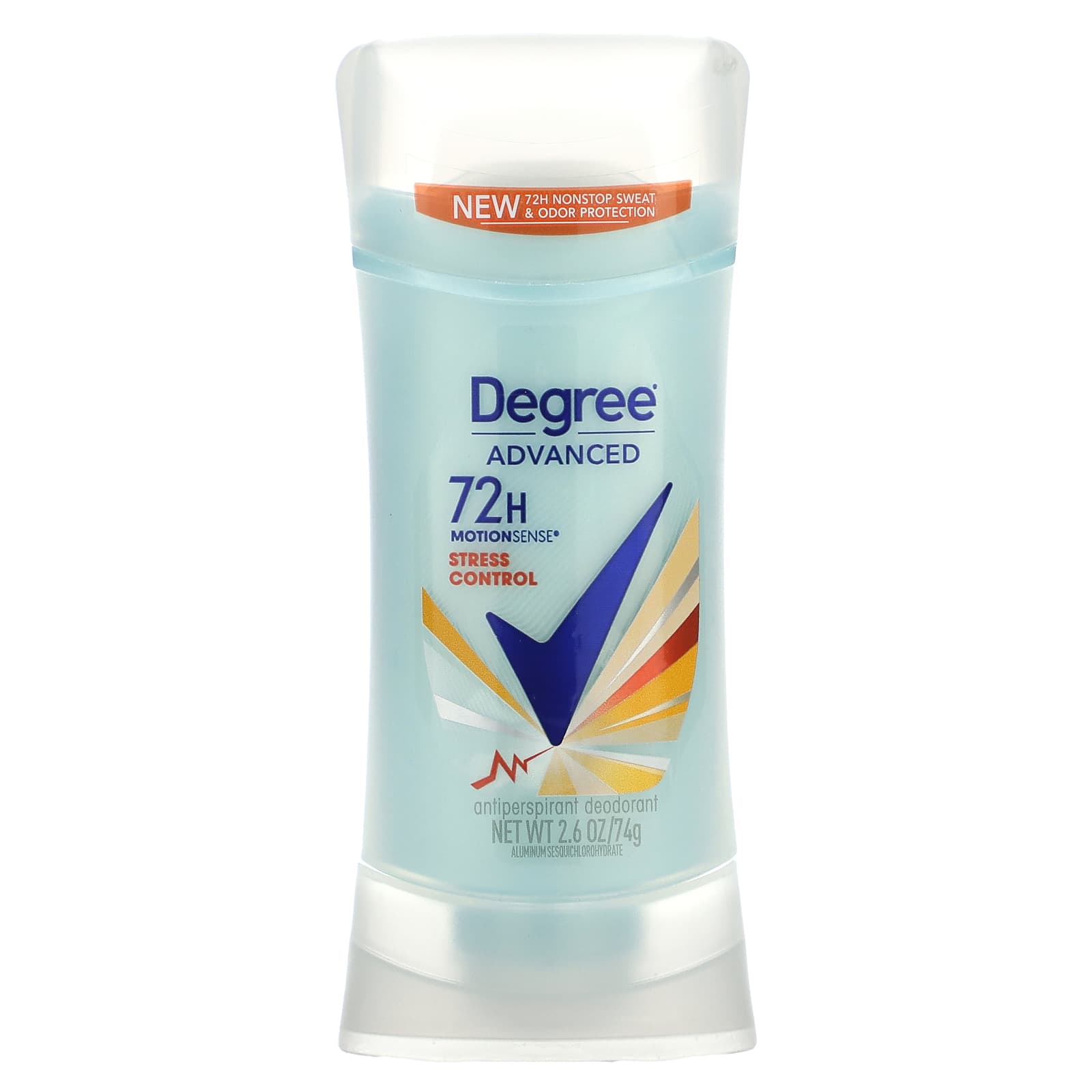 Degree-Advanced-72H MotionSense-Antiperspirant Deodorant-Stress Control-2.6 oz (74 g)