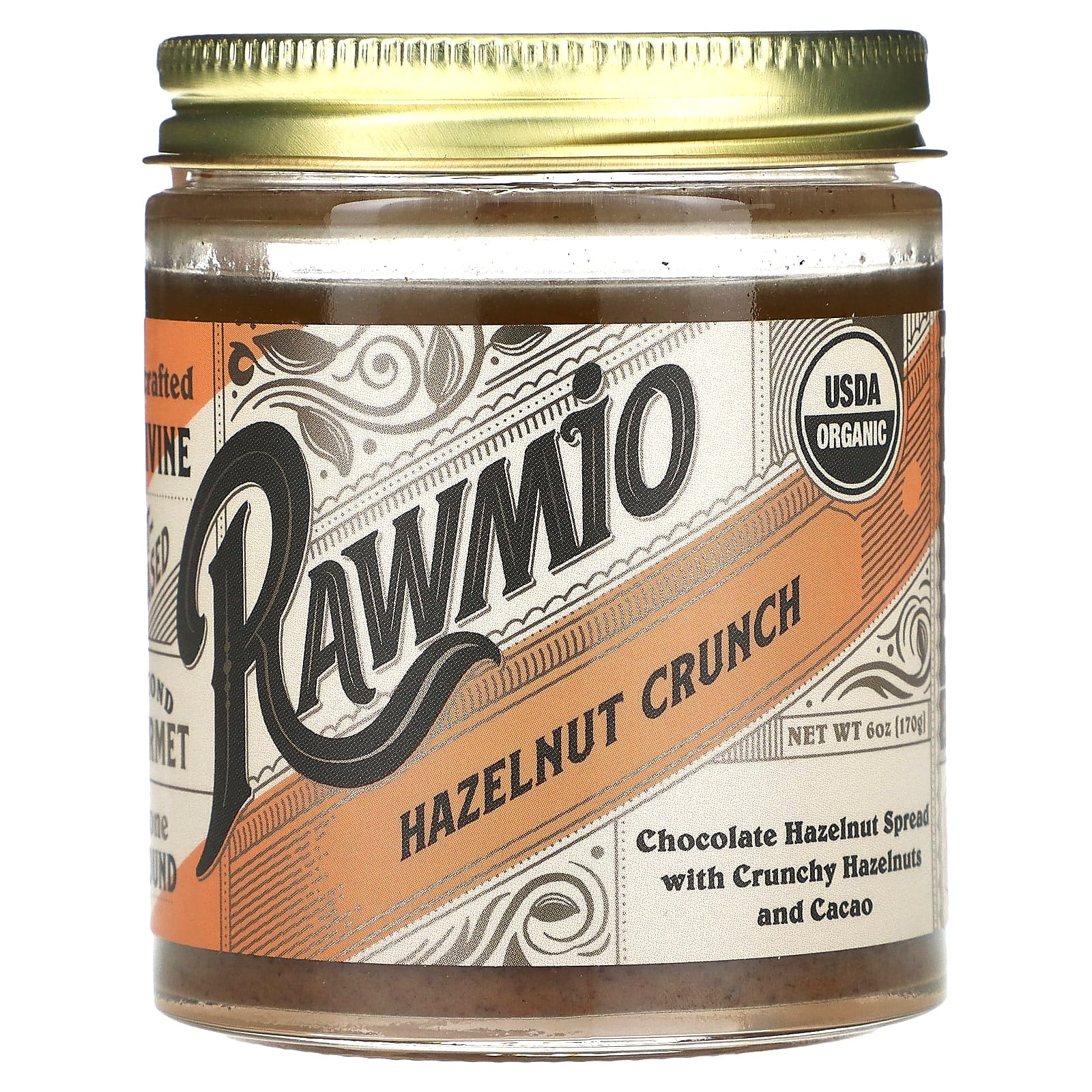 Rawmio-Hazelnut Crunch Spread-6 oz (170 g)