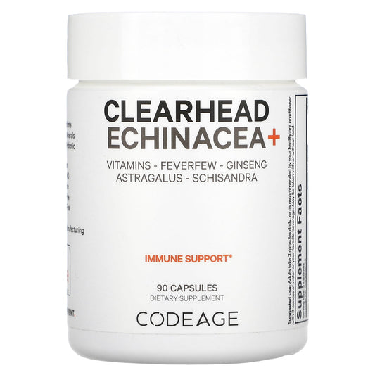 Codeage-Clearhead Echinacea+-Vitamins-Feverfew-Ginseng-Astralagus-Schisandra-90 Capsules