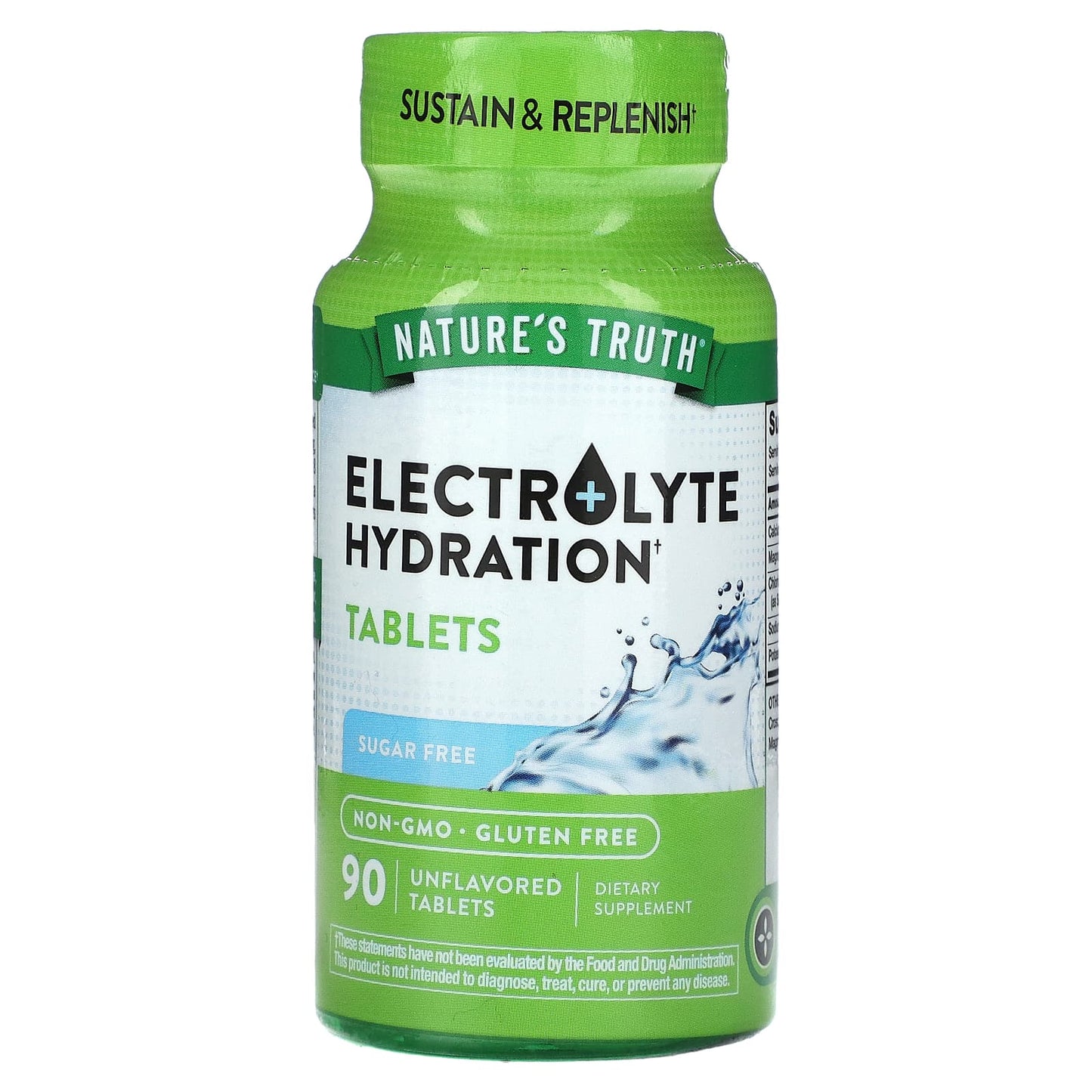 Nature's Truth-Electrolyte Hydration-Unflavored-90 Tablets