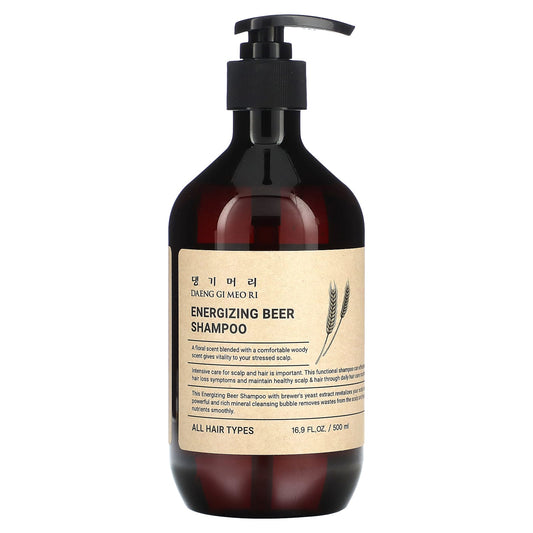 DAENG GI MEO RI-Energizing Beer Shampoo. All Hair Types-16.9 fl oz (500 ml)