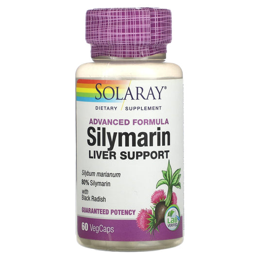 Solaray-Advanced Formula Silymarin Liver Support-60  VegCaps