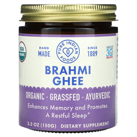 Pure Indian Foods-Brahmi Ghee-5.3 oz (150 g)