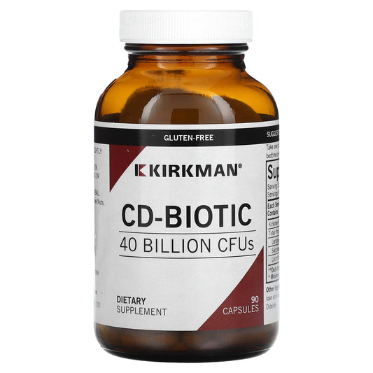 Kirkman Labs-CD-Biotic-40 Billion CFUs-90 Capsules