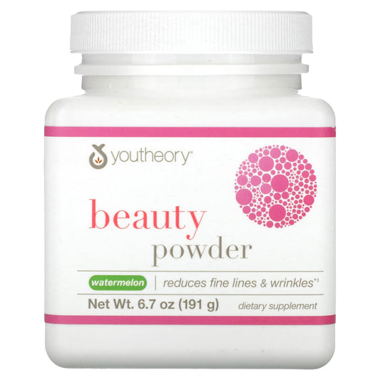 Youtheory-Beauty Powder-Watermelon-6.7 oz (191 g)