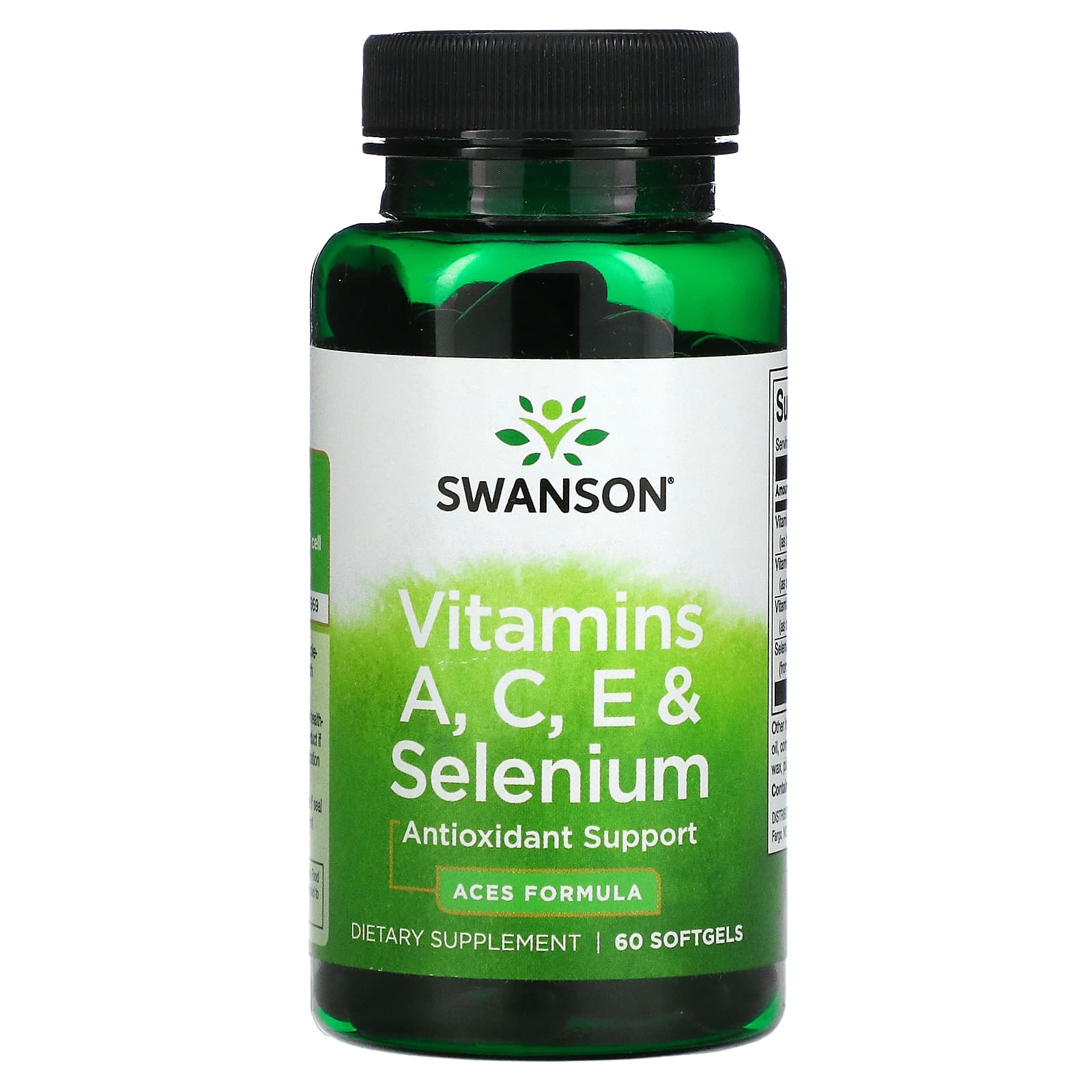 Swanson-Vitamin A-C-E & Selenium-60 Softgels