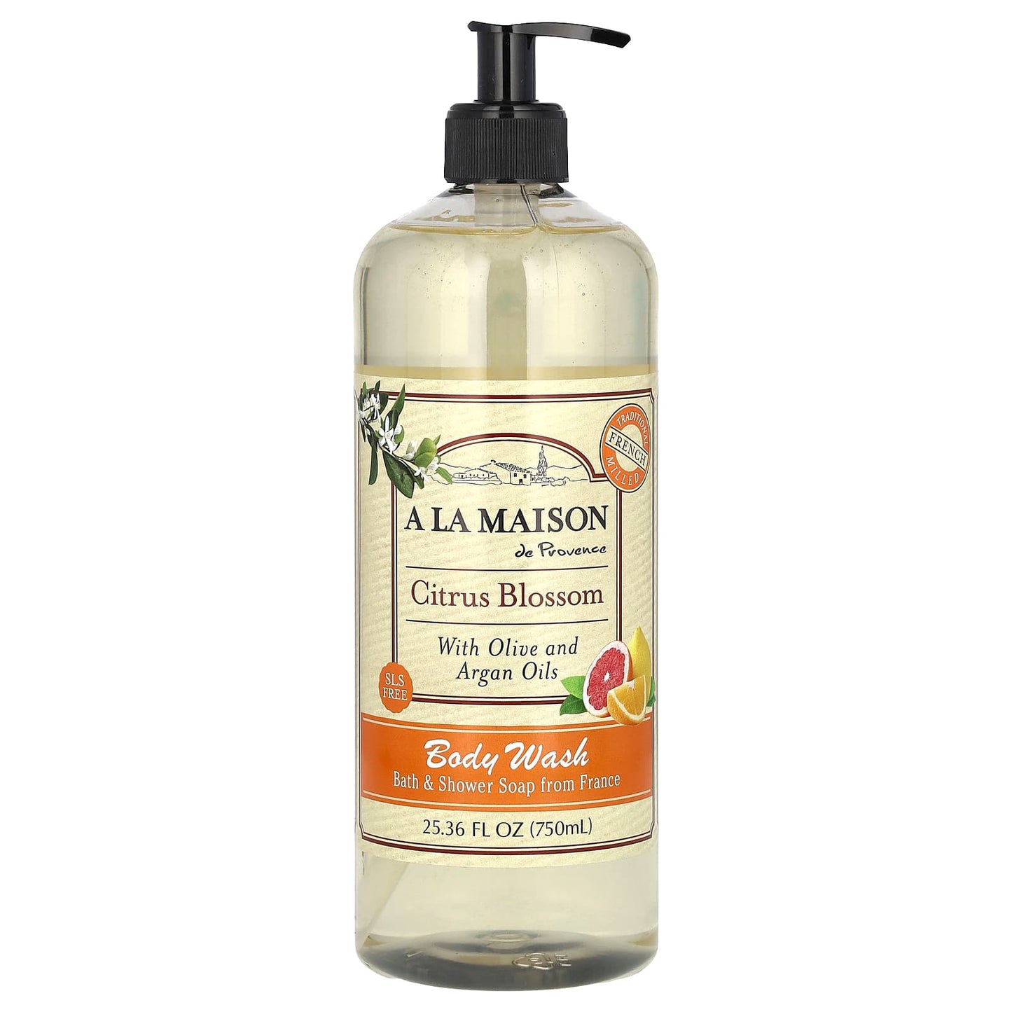 A La Maison de Provence-Body Wash-Citrus Blossom-25.36 fl oz (750 ml)