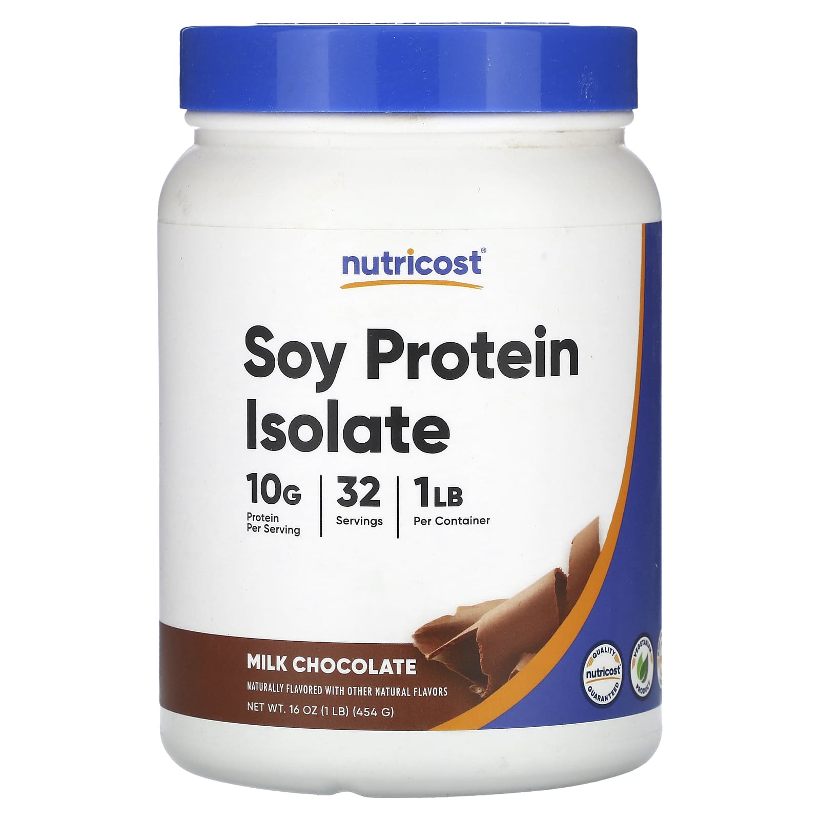 Nutricost-Soy Protein Isolate-Milk Chocolate-1 lb (454 g)