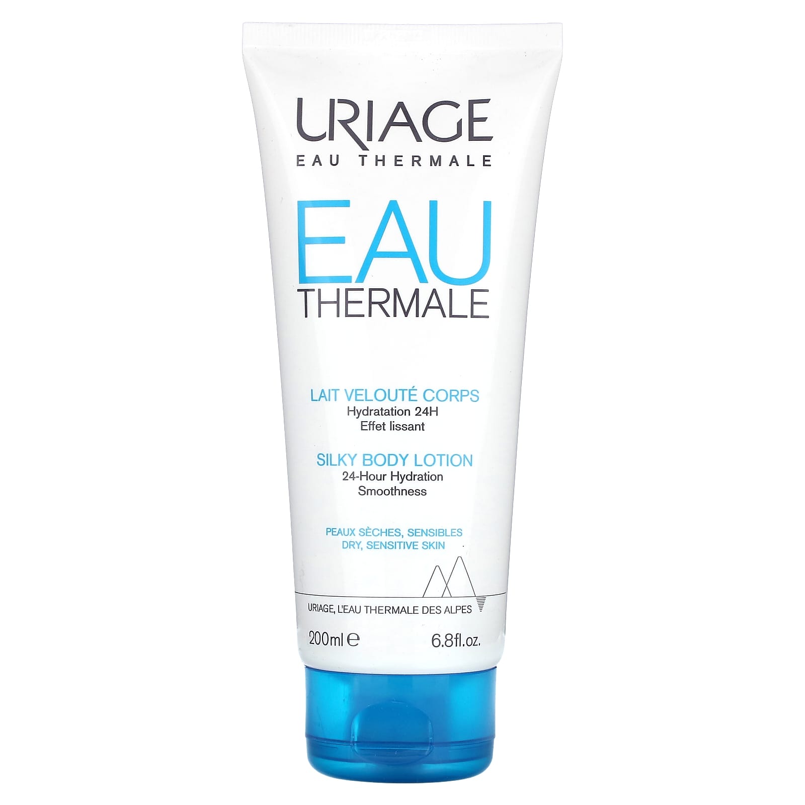 Uriage-EAU Thermale-Silky Body Lotion-Dry-Sensitive Skin-6.8 fl oz (200 ml)