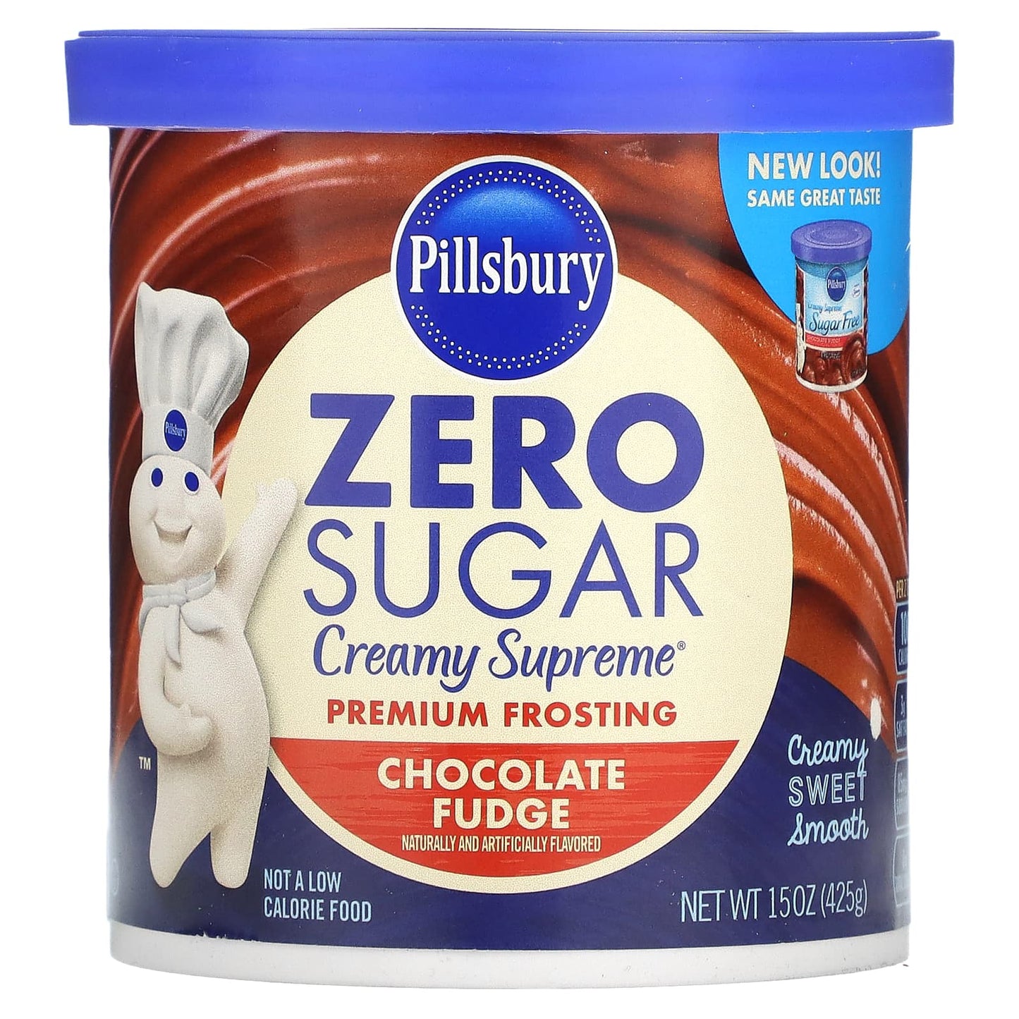 Pillsbury-Zero Sugar-Premium Frosting-Chocolate Fudge-15 oz (425 g)