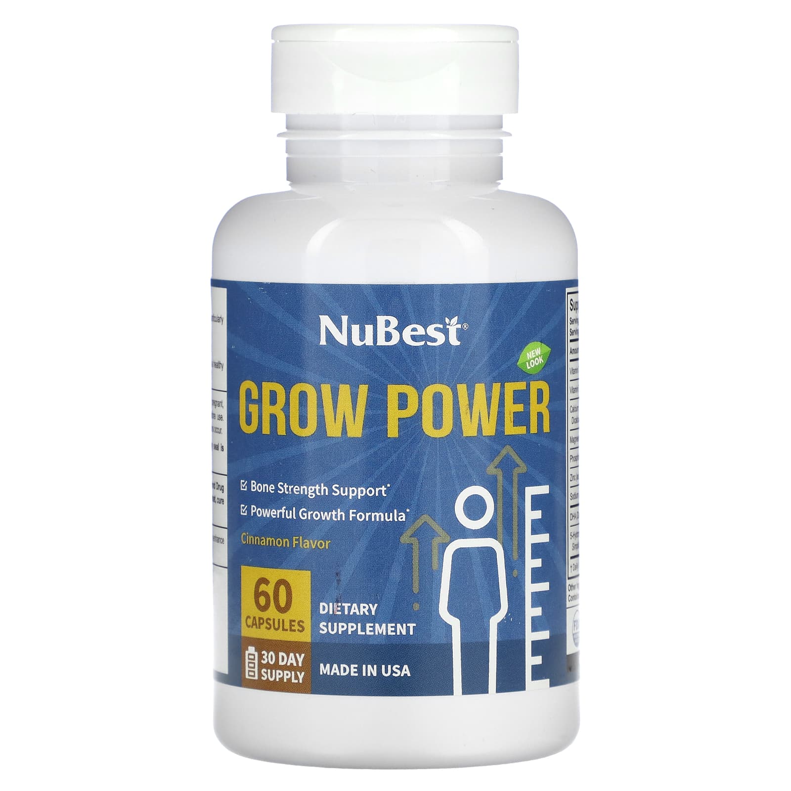 NuBest-Grow Power-Cinnamon-60 Capsules