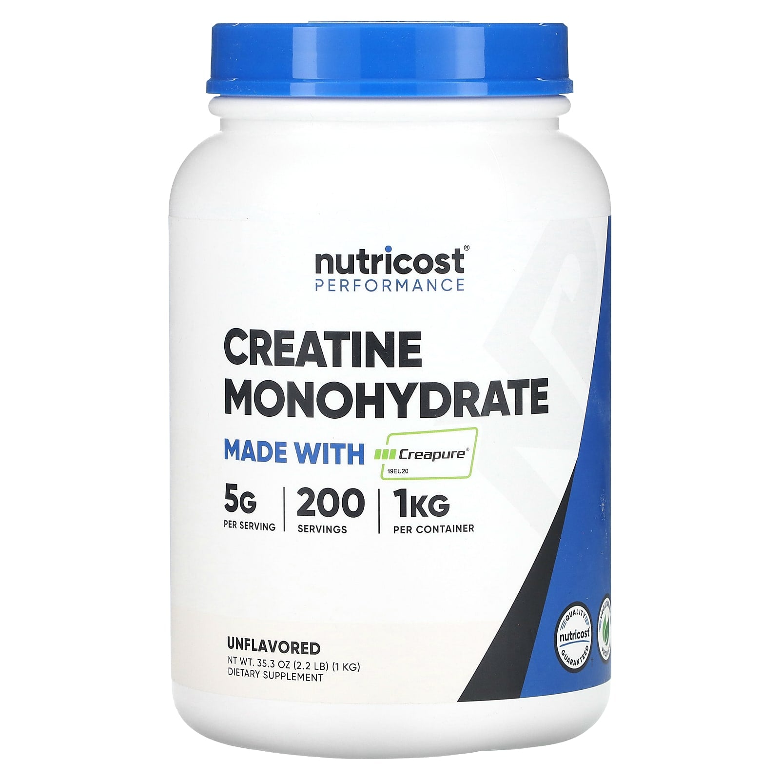 Nutricost-Performance-Creatine Monohydrate-Unflavored-35.3 oz (1 kg)