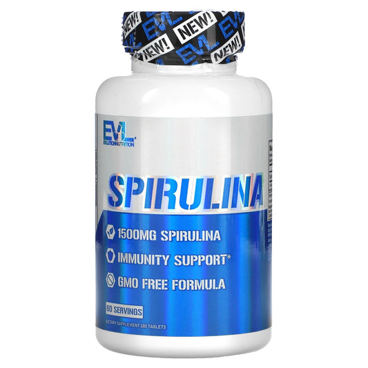 EVLution Nutrition-Spirulina-180 Tablets