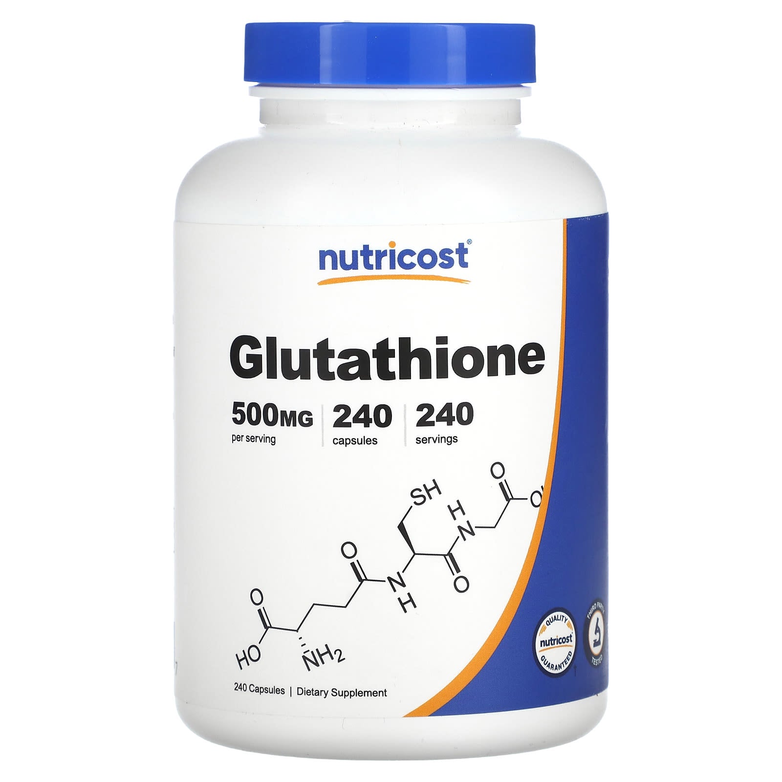 Nutricost-Glutathione-500 mg-240 Capsules