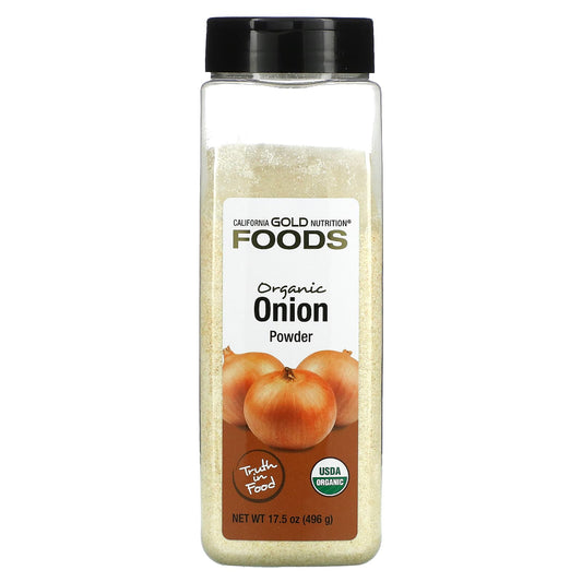 California Gold Nutrition-FOODS - Organic Onion Powder-17.5 oz (496 g)