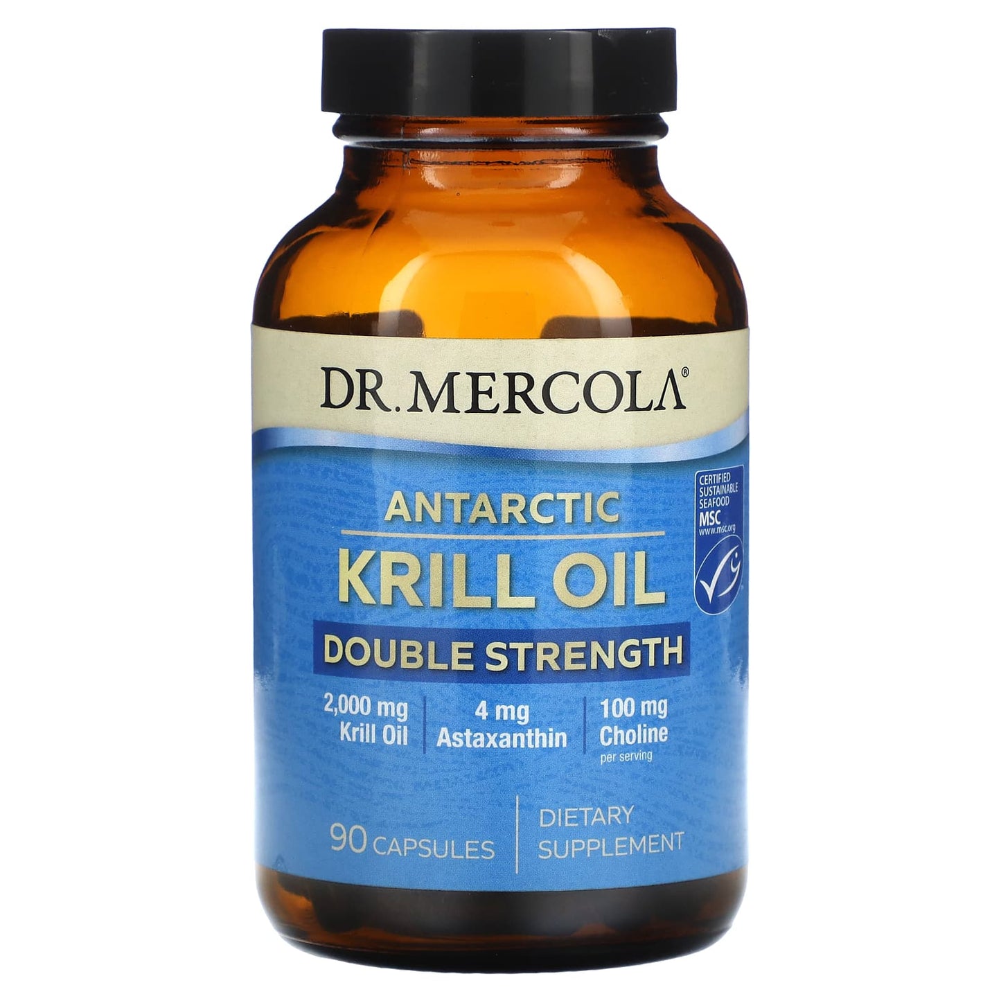 Dr. Mercola-Antaractic Krill Oil-Double Strength-90 Capsules