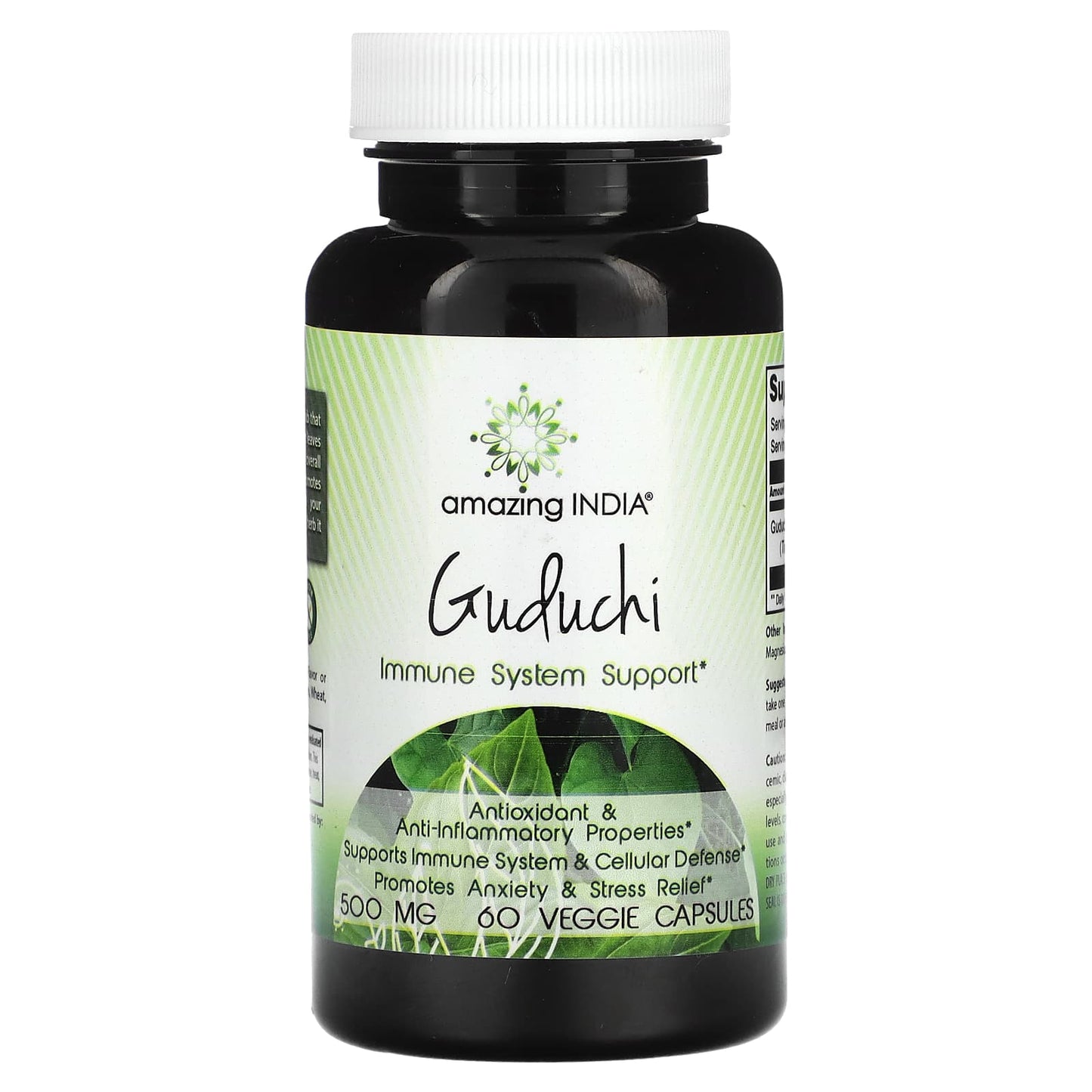 Amazing India-Guduchi-500 mg-60 Veggie Capsules