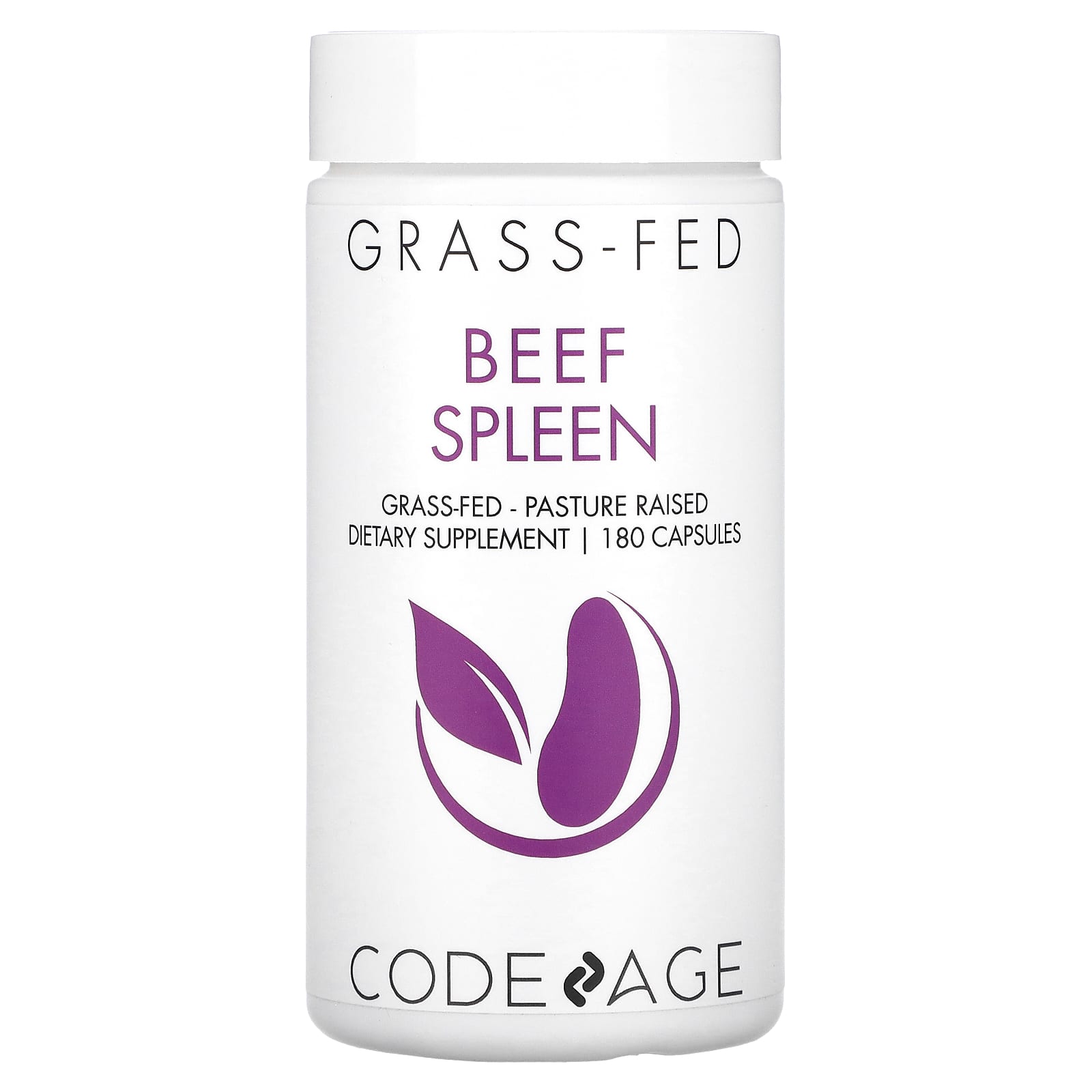 Codeage-Grass-Fed Beef Spleen-180 Capsules