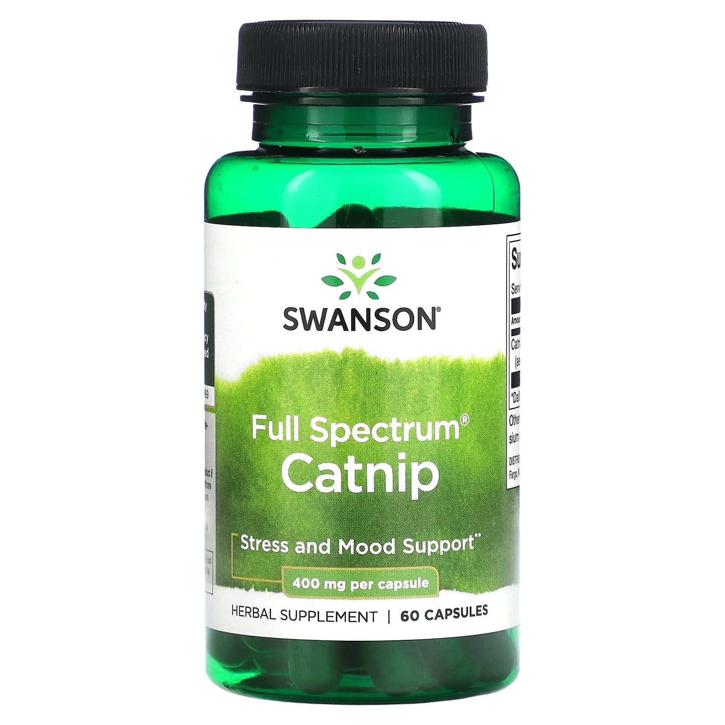 Swanson-Full Spectrum Catnip-400 mg-60 Capsules