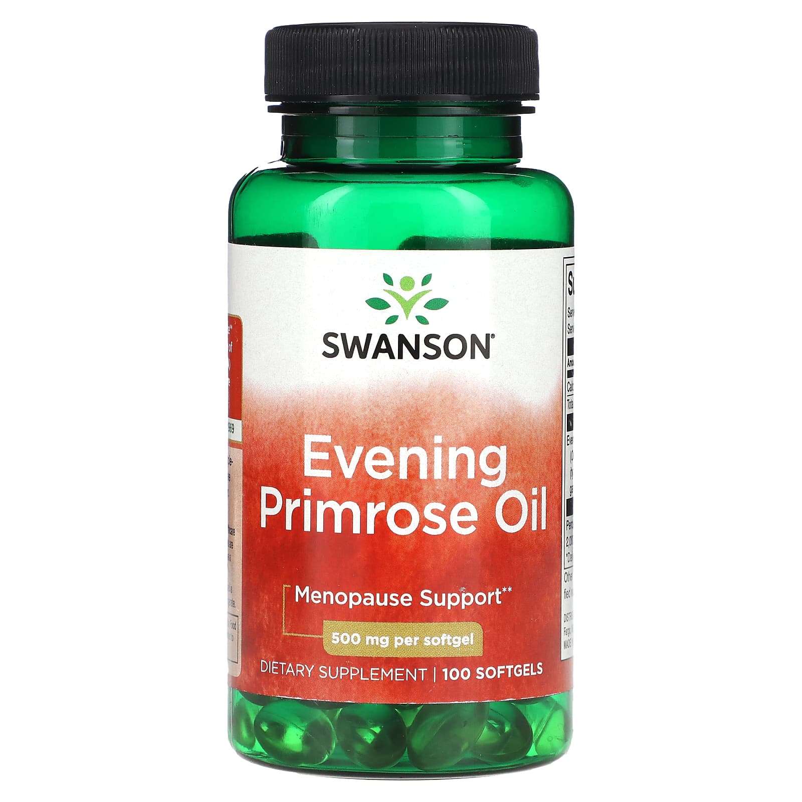 Swanson-Evening Primrose Oil-500 mg -100 Softgels