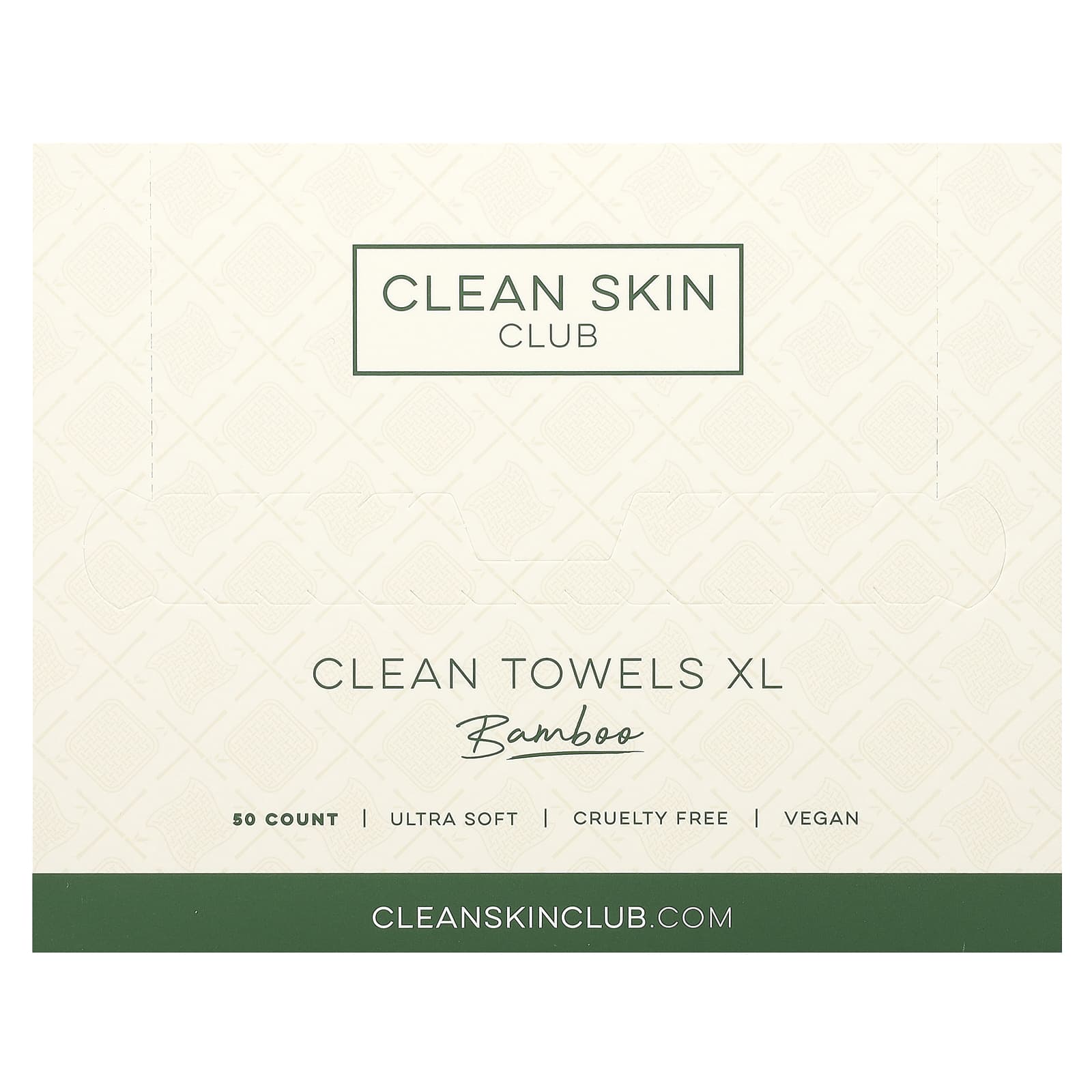 Clean Skin Club-Clean Towels XL-Disposable-Bamboo-50 Count