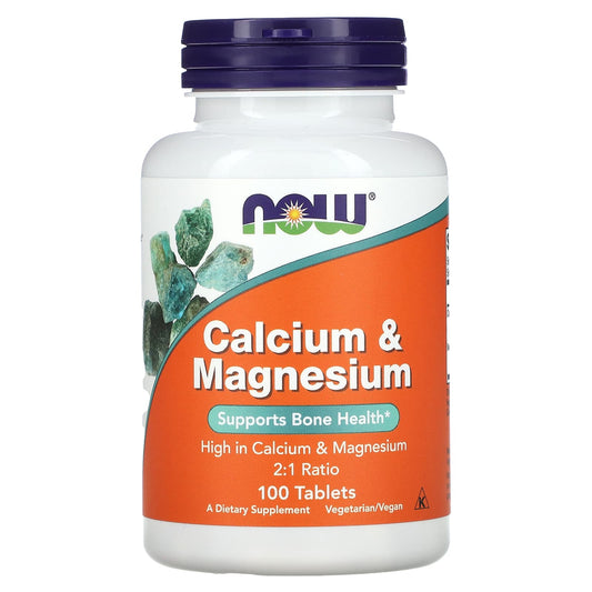 NOW Foods-Calcium & Magnesium-100 Tablets