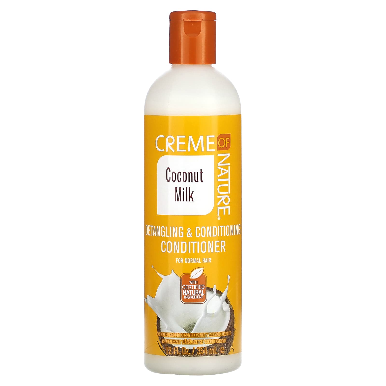 Creme Of Nature-Detangling & Conditioning Conditioner-Coconut Milk-12 fl oz (354 ml)