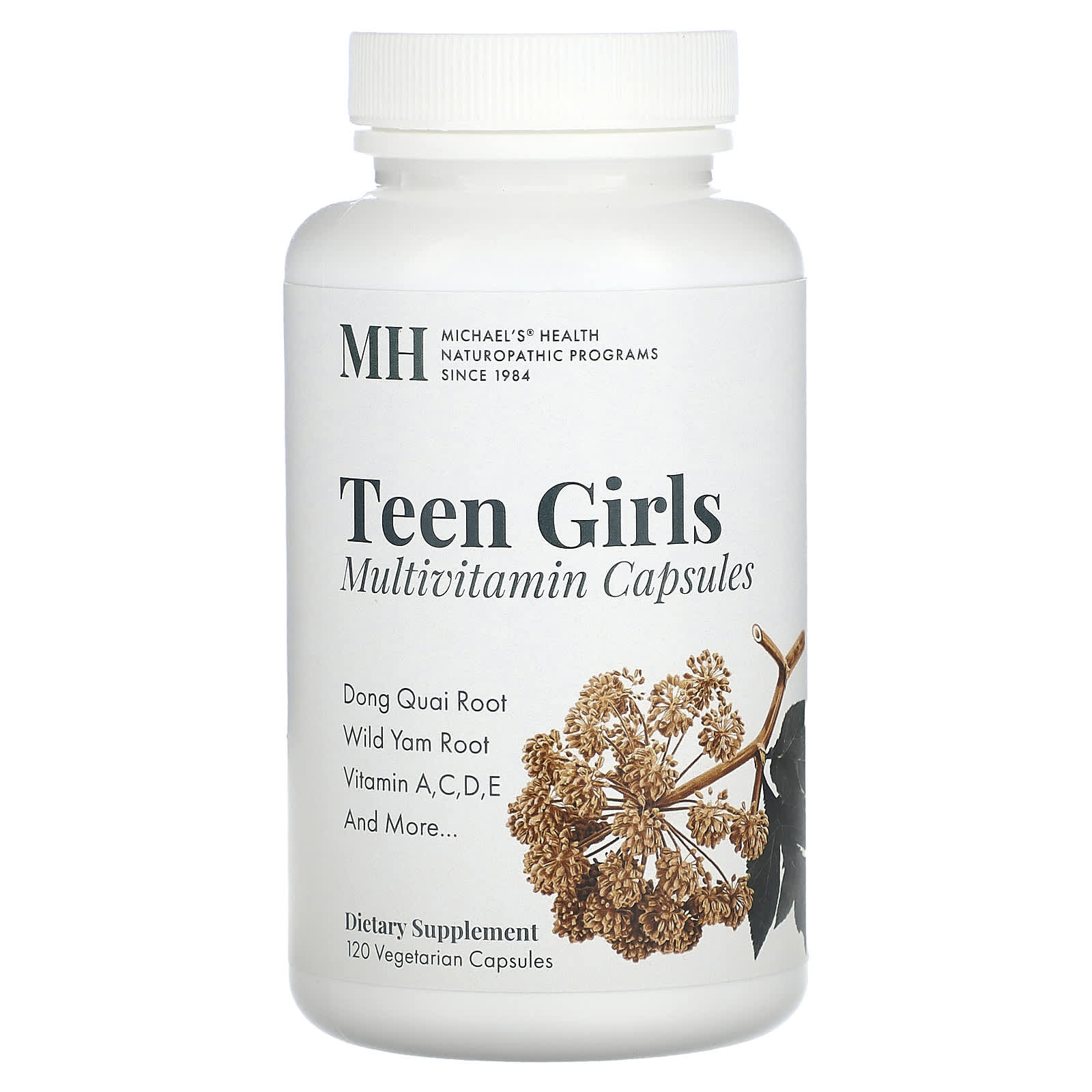 Michael's Naturopathic-Teen Girls Multivitamin-120 Vegetarian Capsules