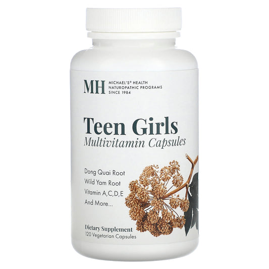 Michael's Naturopathic-Teen Girls Multivitamin-120 Vegetarian Capsules